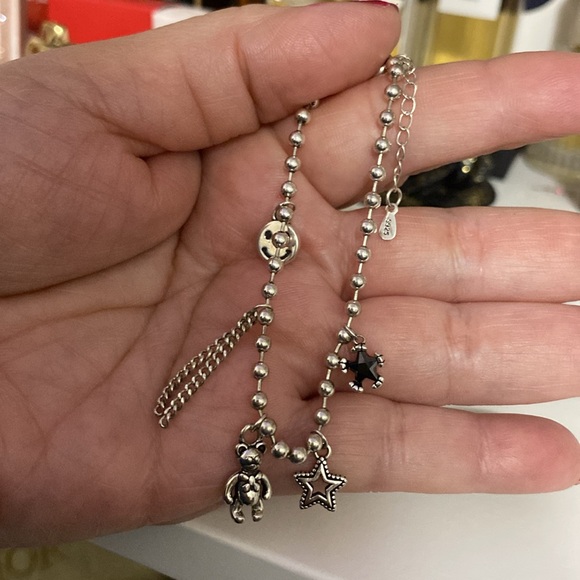 Sterling Silver Teddy Bear Bracelet - Picture 4 of 9